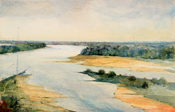 "Missouri"     watercolor, 12"x7"